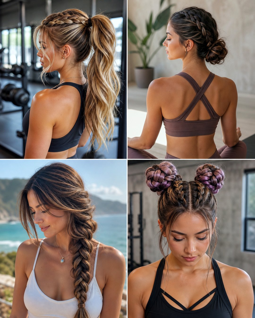 25 Easy Gym Hairstyles Long Hair Will Love