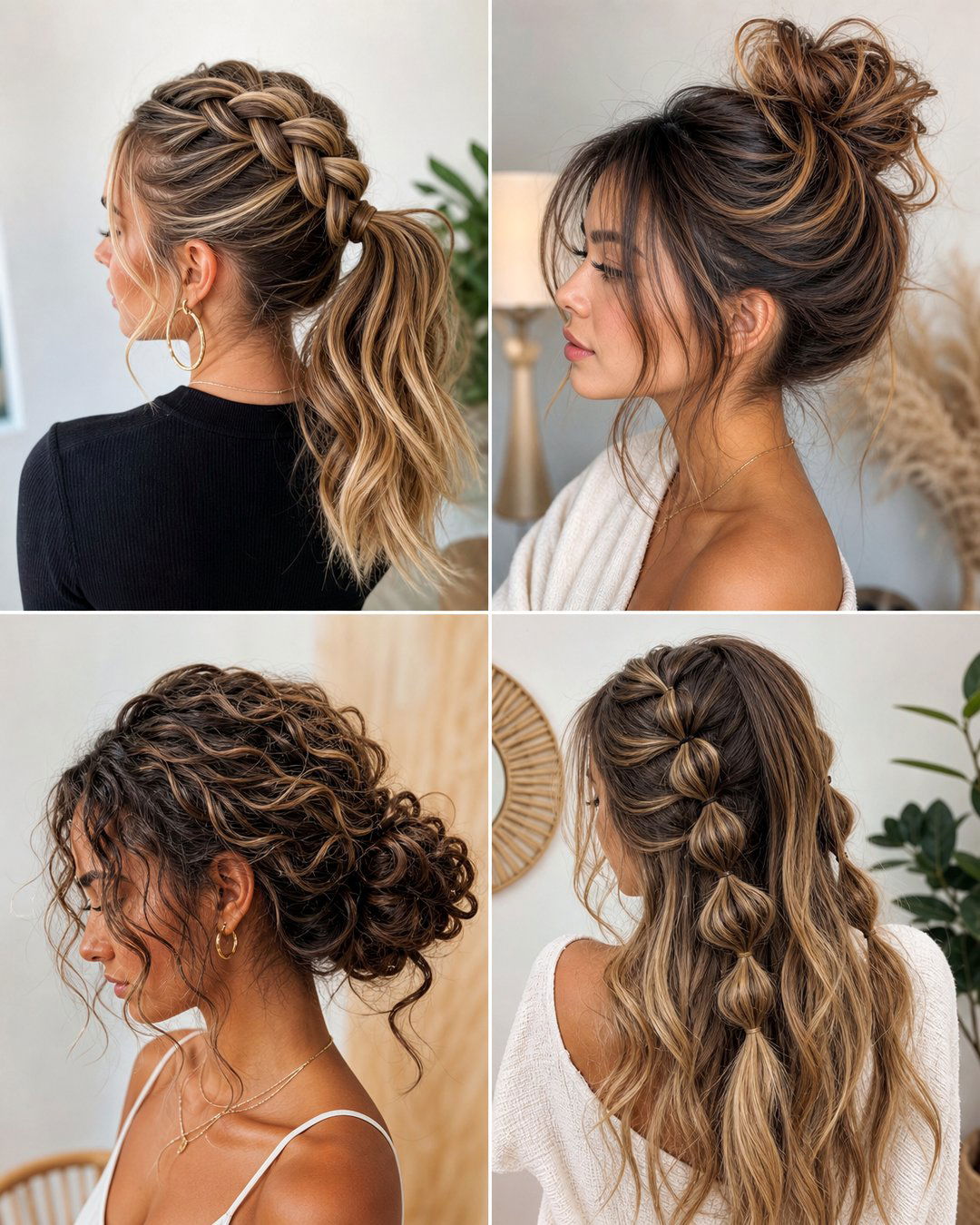 25 Easy Gym Hairstyles for Curly Hair That Stay Put