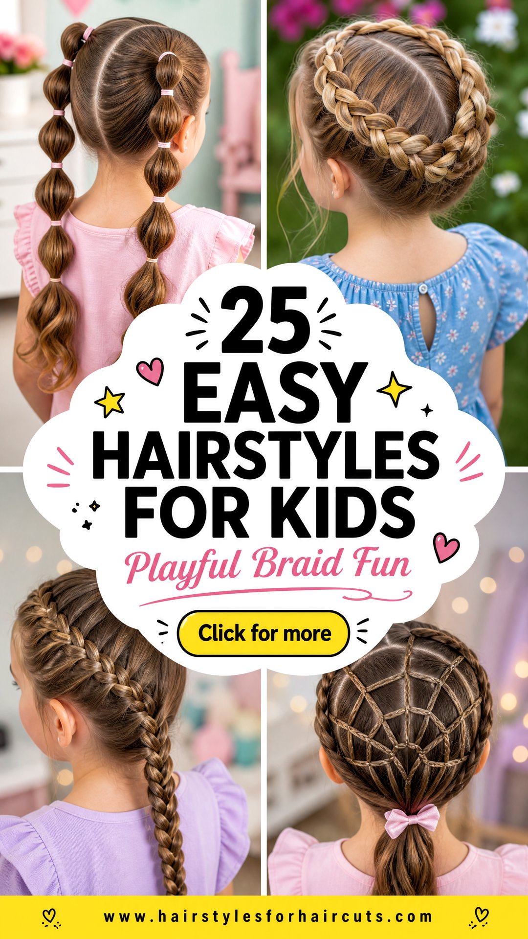 25 Easy Hairstyles for Kids With Long Hair - 25 Easy Hairstyles for Kids With Long Hair