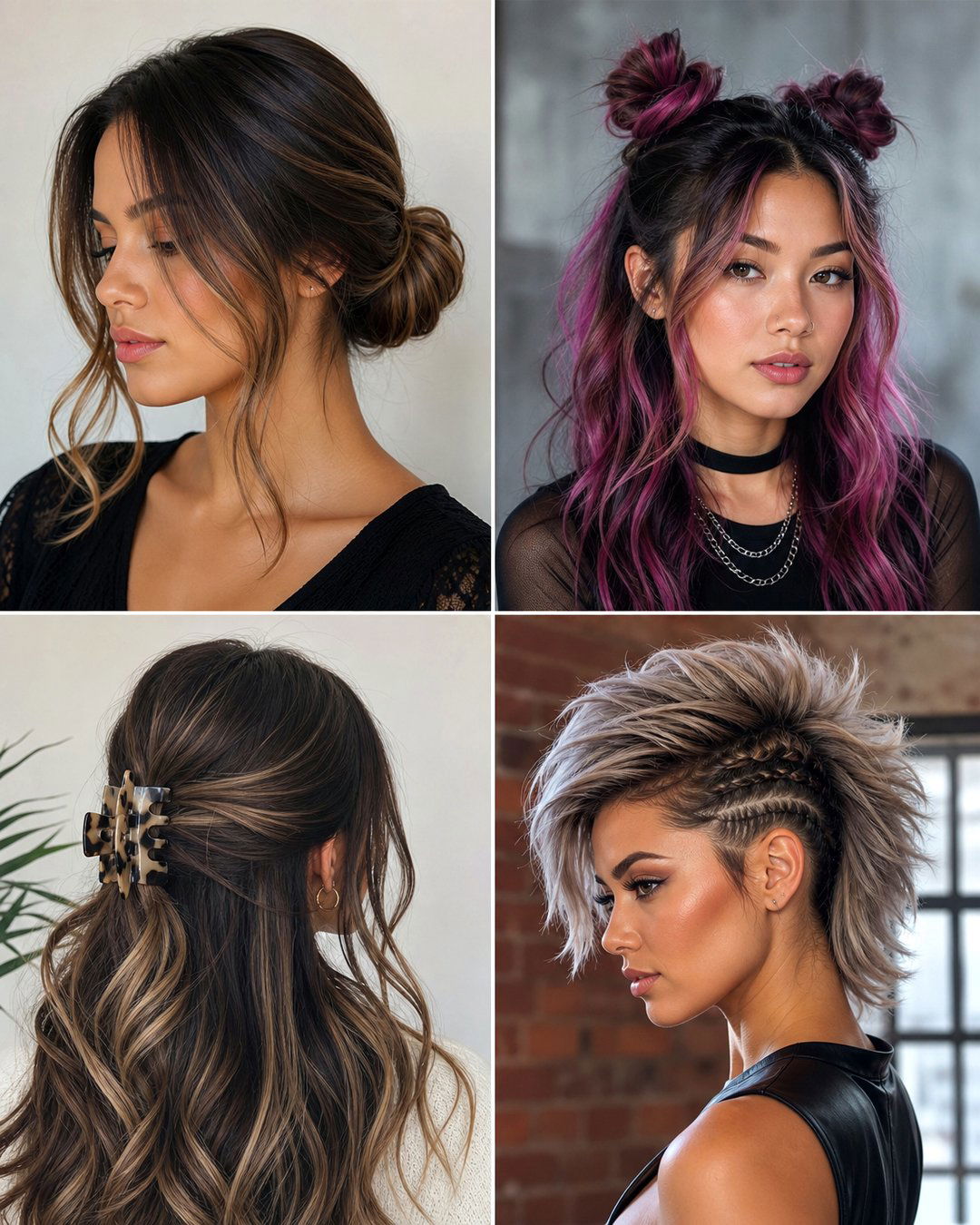 25 Easy Hairstyles for Medium Hair No Braids