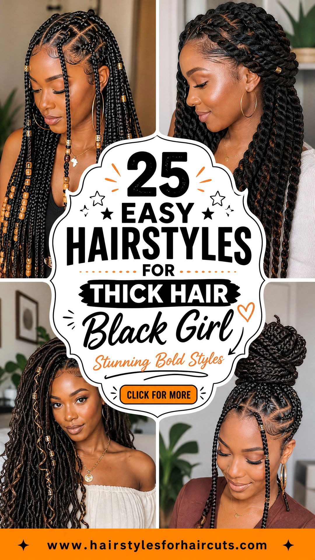 25 Easy Hairstyles for Thick Hair Black Girl Will Love - 25 Easy Hairstyles for Thick Hair Black Girl Will Love