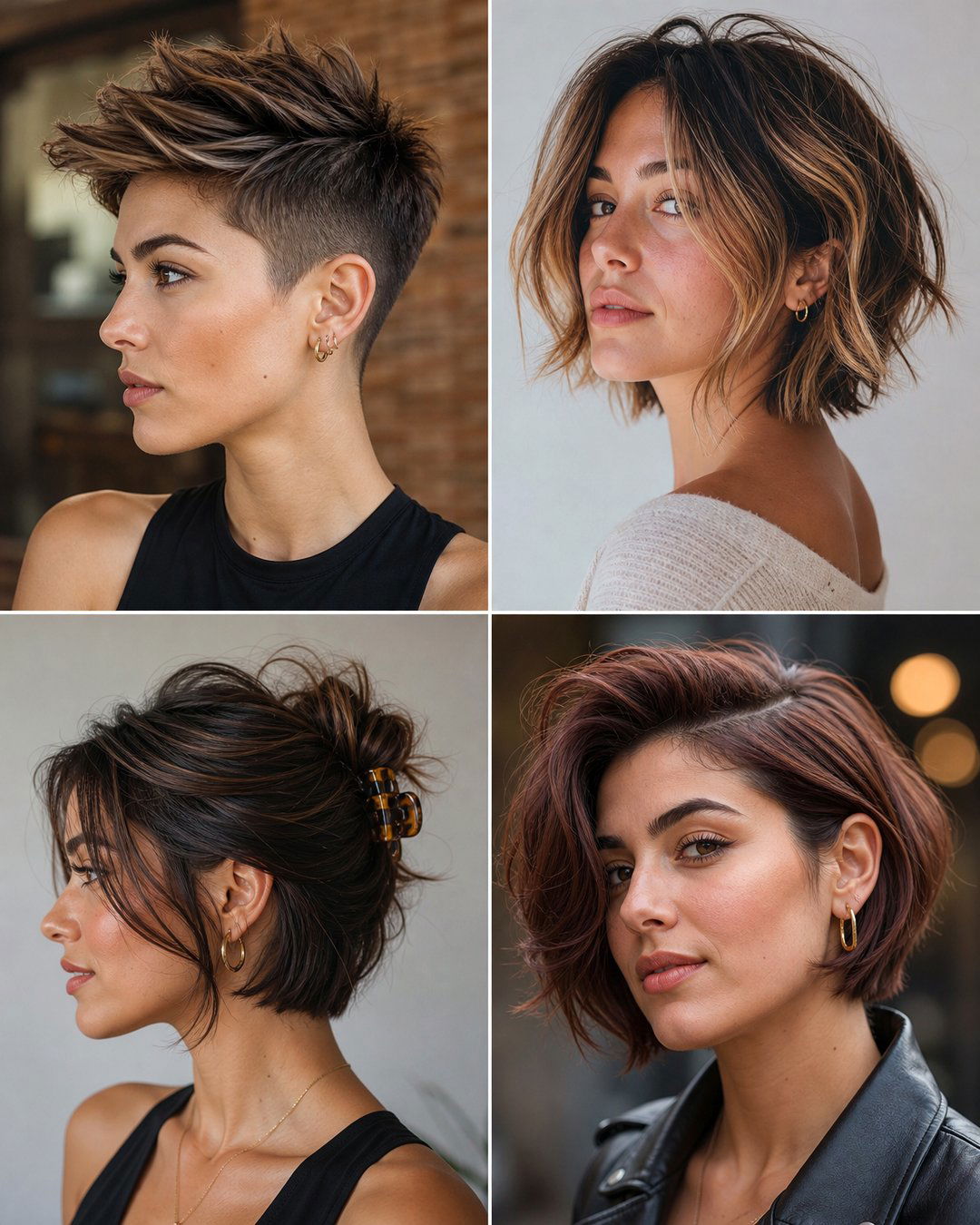 25 Easy Step by Step Hairstyles for Short Hair
