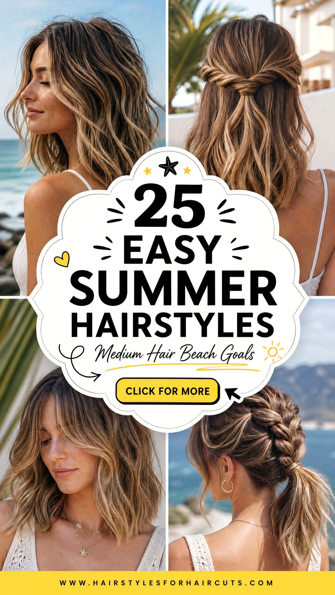 25 Easy Summer Hairstyles for Medium Hair to Try - 25 Easy Summer Hairstyles for Medium Hair to Try