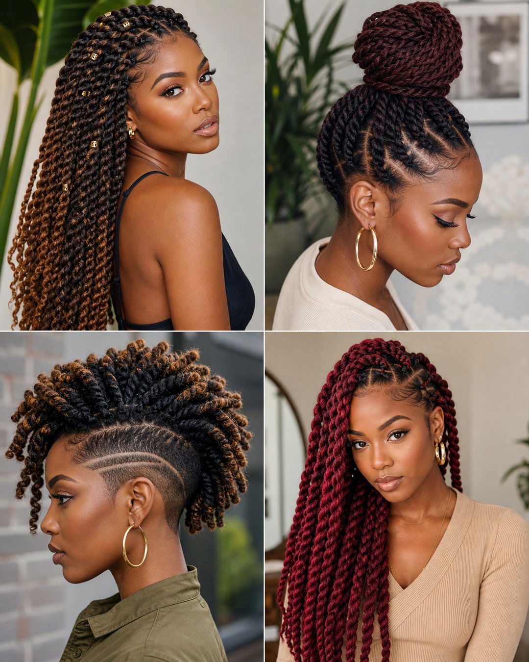 25 Easy Twist Hairstyles for Black Hair to Try