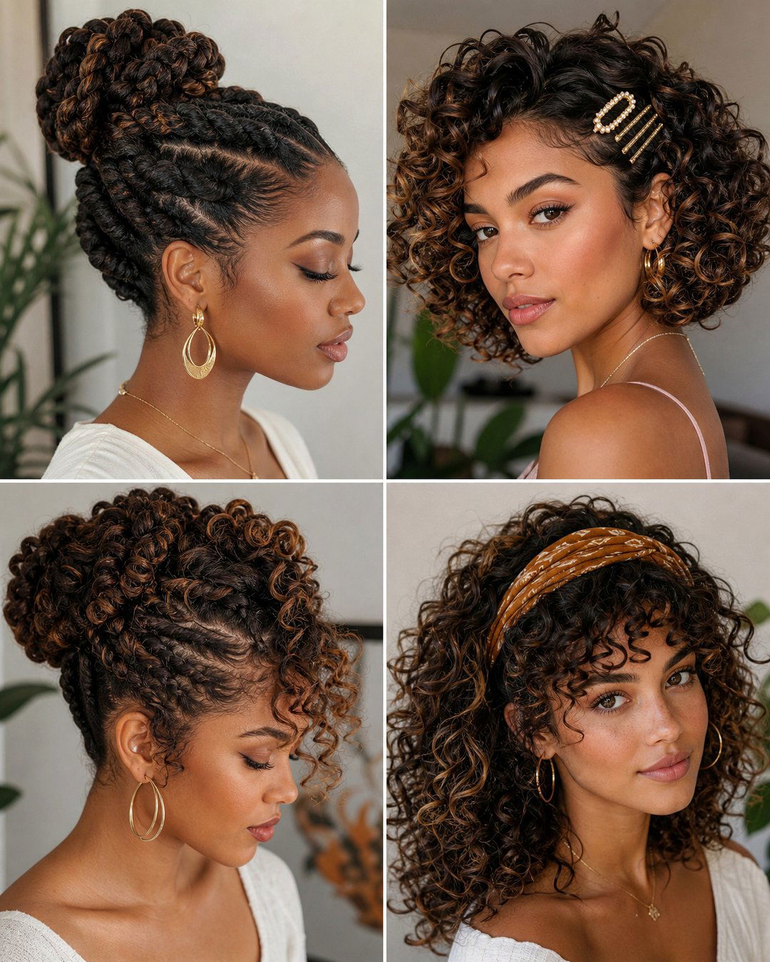 25 Easy Vacation Hairstyles for Curly Hair to Try