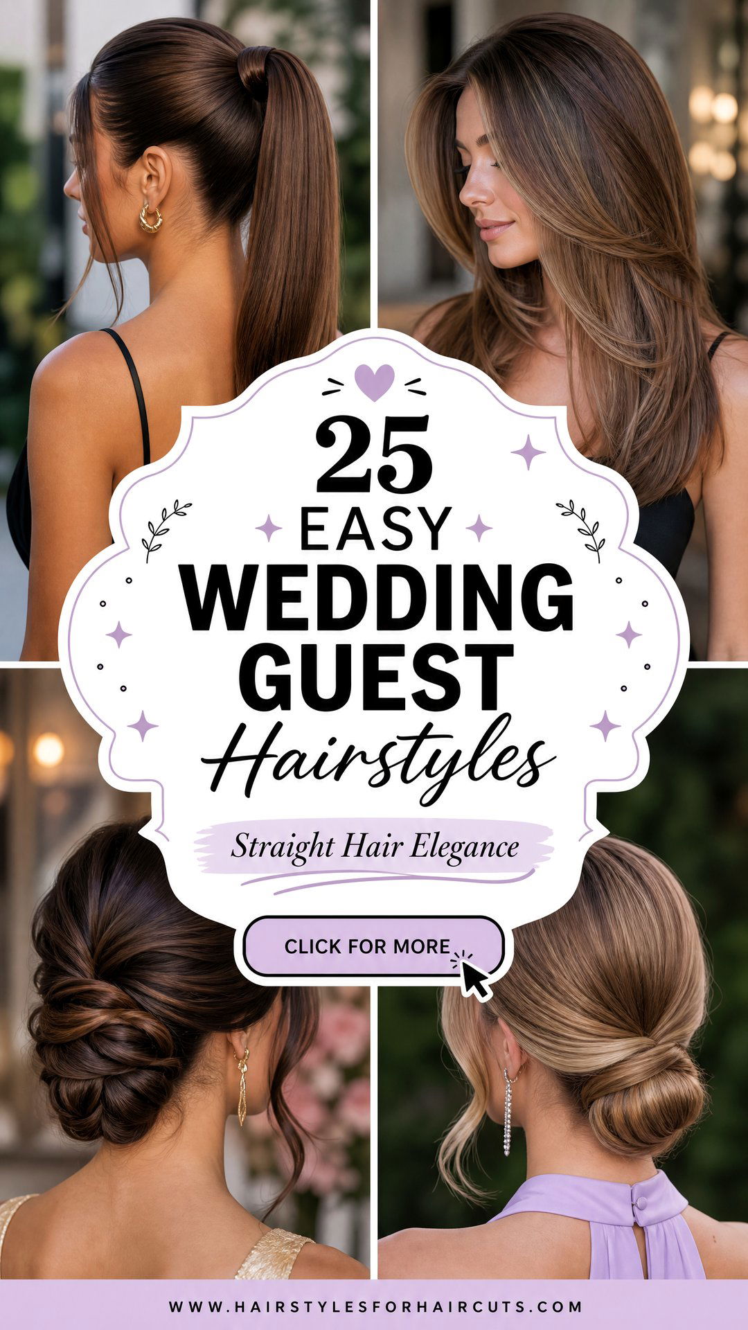 25 Easy Wedding Guest Hairstyles for Straight Hair - 25 Easy Wedding Guest Hairstyles for Straight Hair