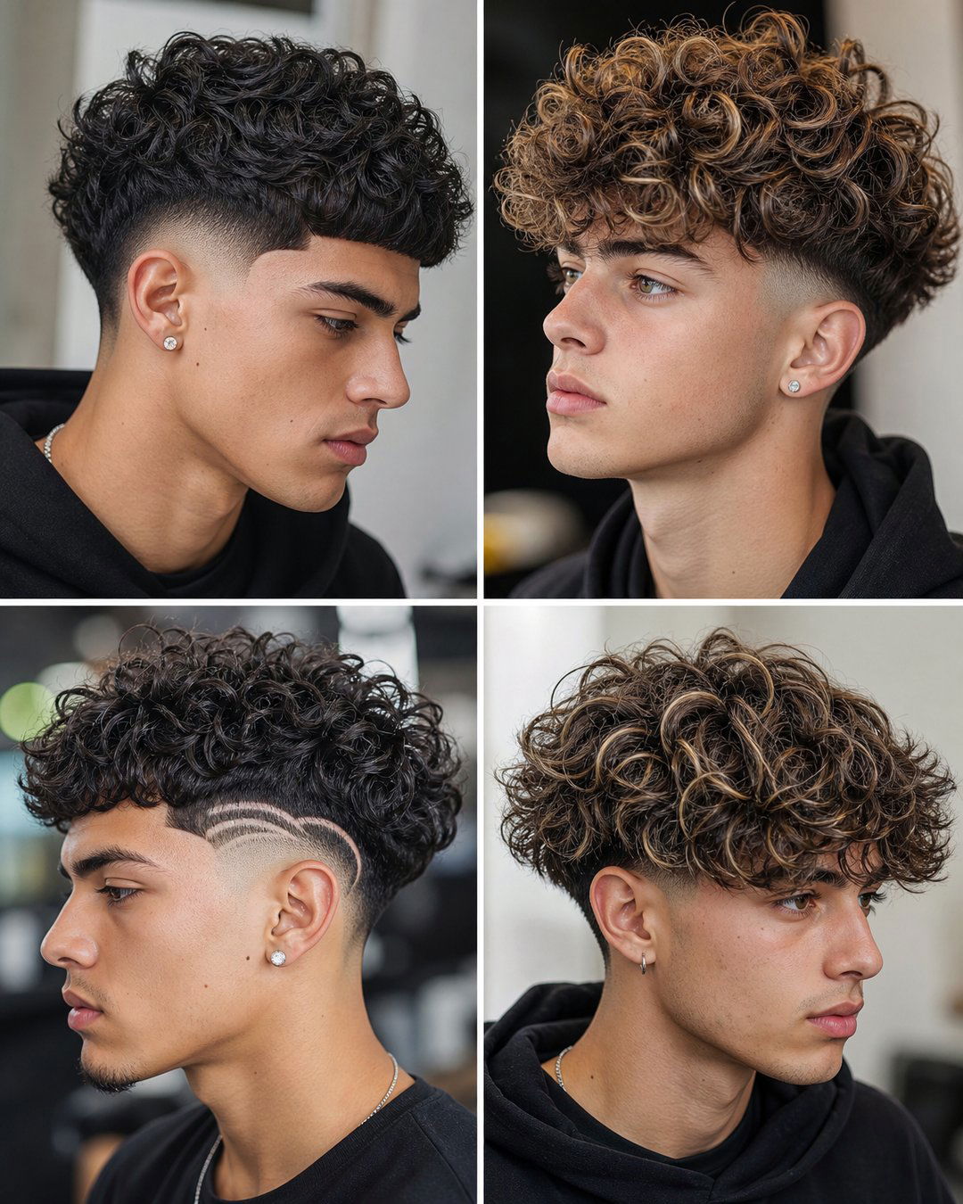 25 Edgar Haircuts With Curly Hair Trendy Styles for Men