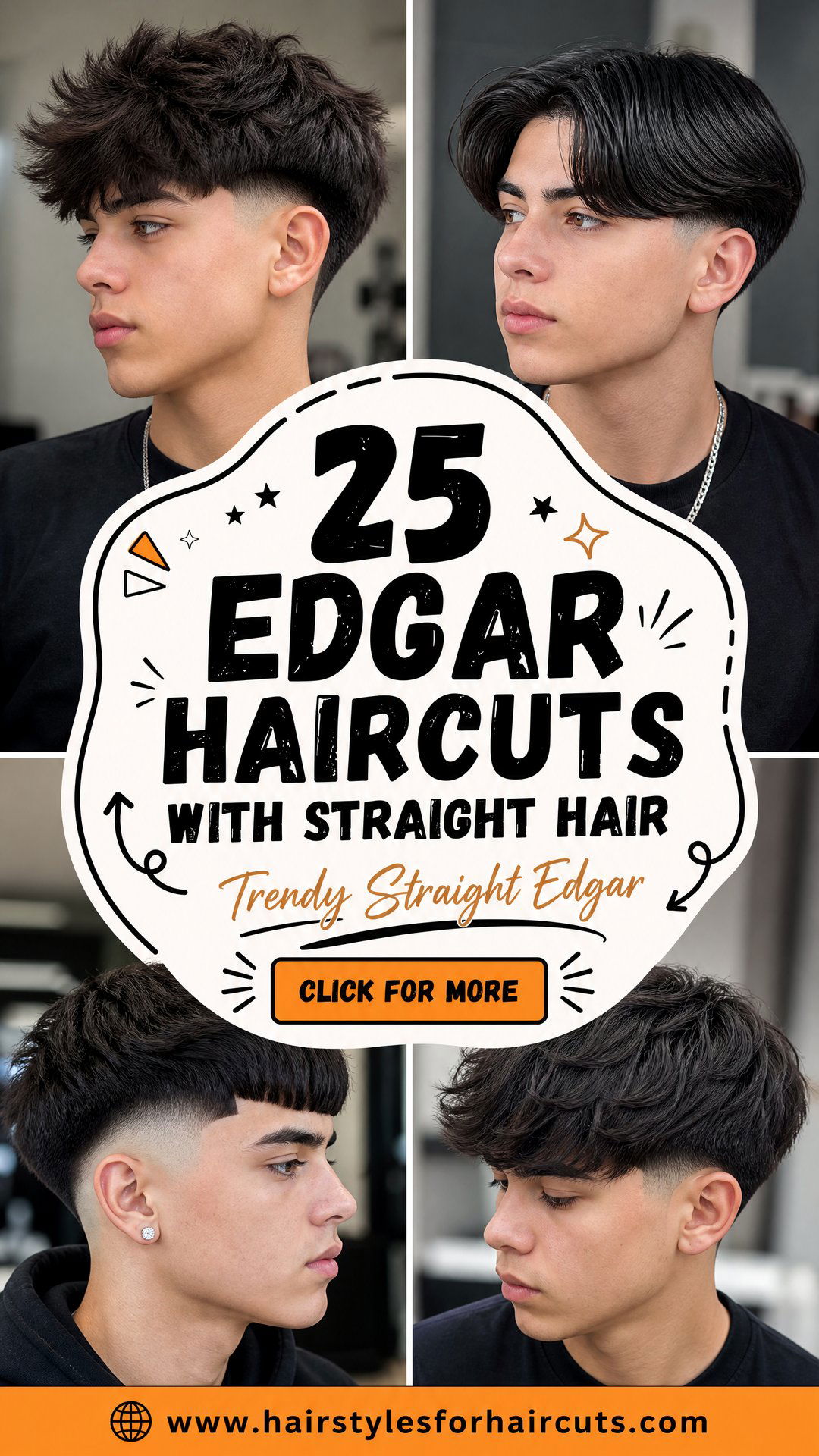25 Edgar Haircuts With Straight Hair Styles to Try - 25 Edgar Haircuts With Straight Hair Styles to Try