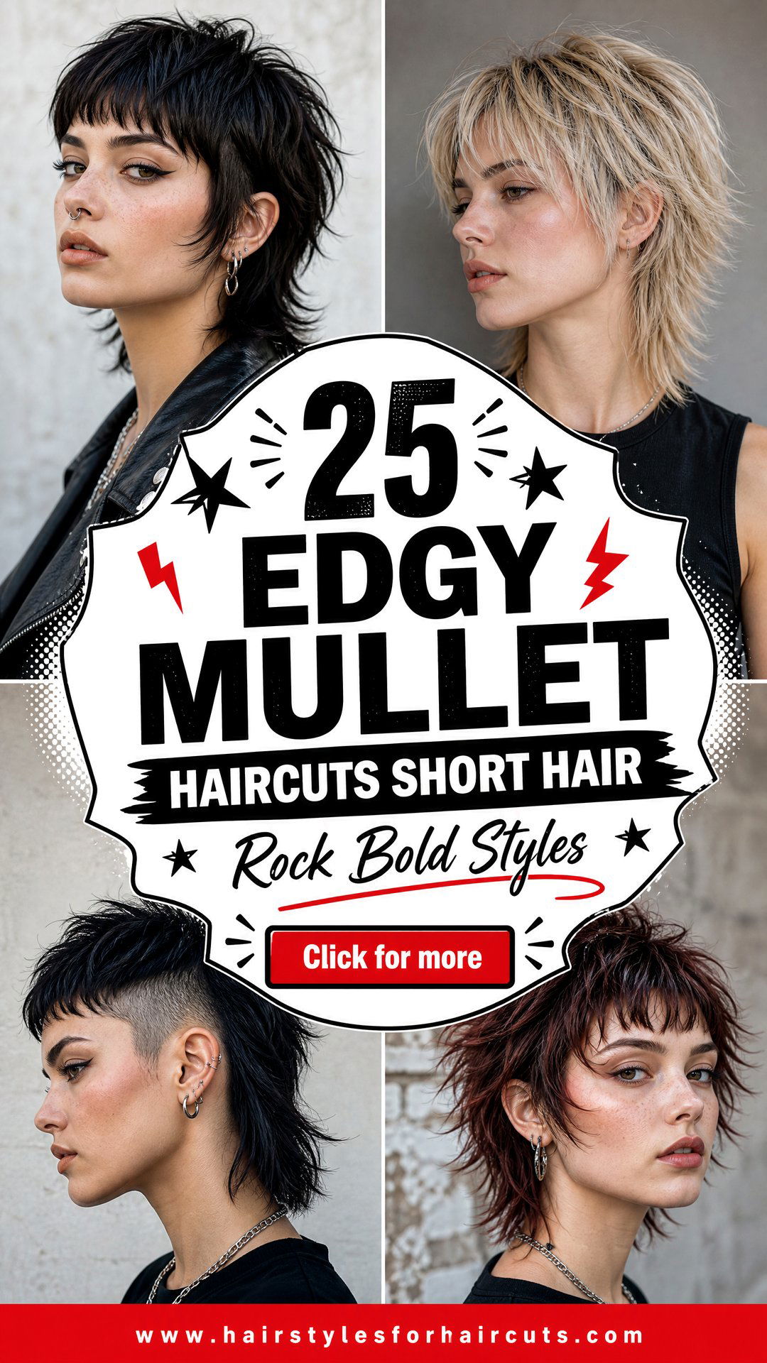 25 Edgy Mullet Haircuts Short Hair Styles to Rock - 25 Edgy Mullet Haircuts Short Hair Styles to Rock