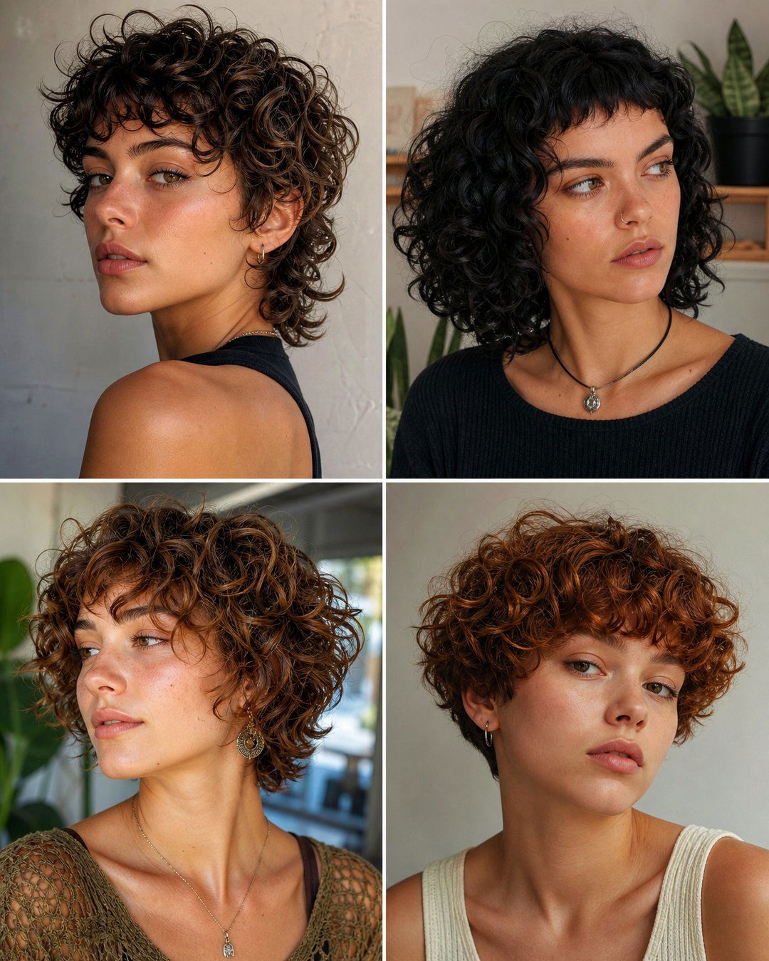 25 Edgy Short Curly Haircuts for Frizzy Hair to Try