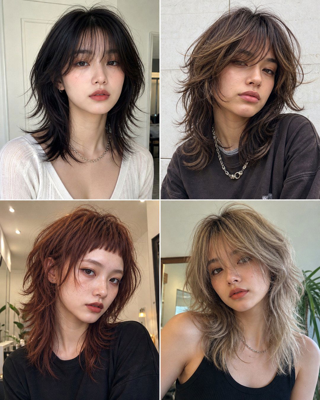 25 Edgy Wolf Haircuts With Bangs Youll Love