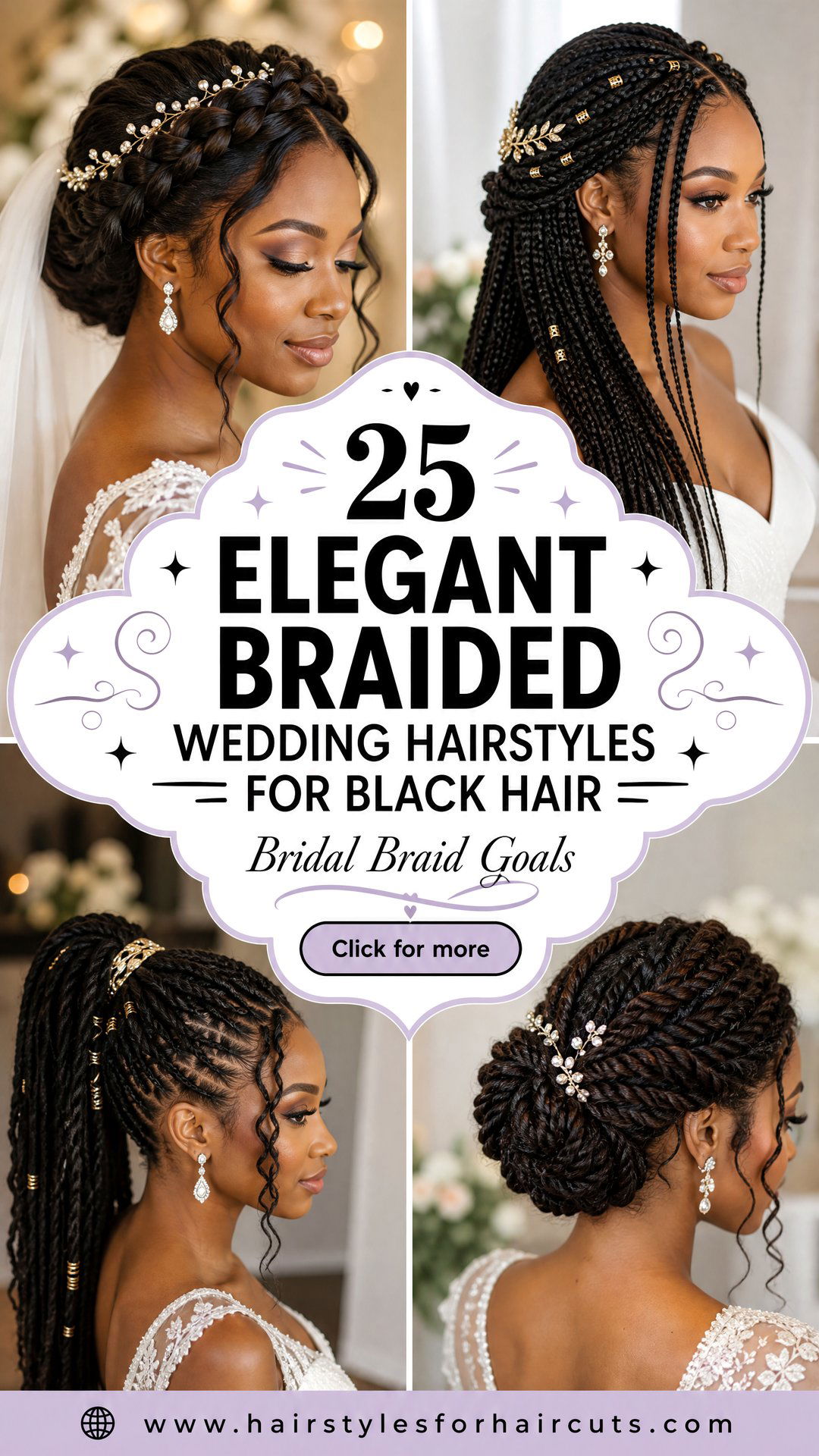25 Elegant Braided Wedding Hairstyles for Black Hair - 25 Elegant Braided Wedding Hairstyles for Black Hair