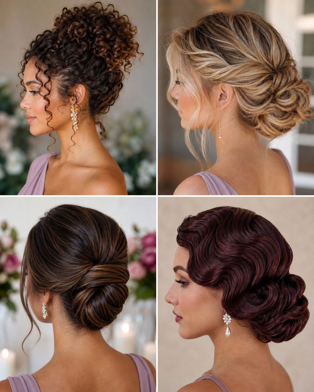 25 Elegant Bridesmaid Updo Hairstyles for Long Hair