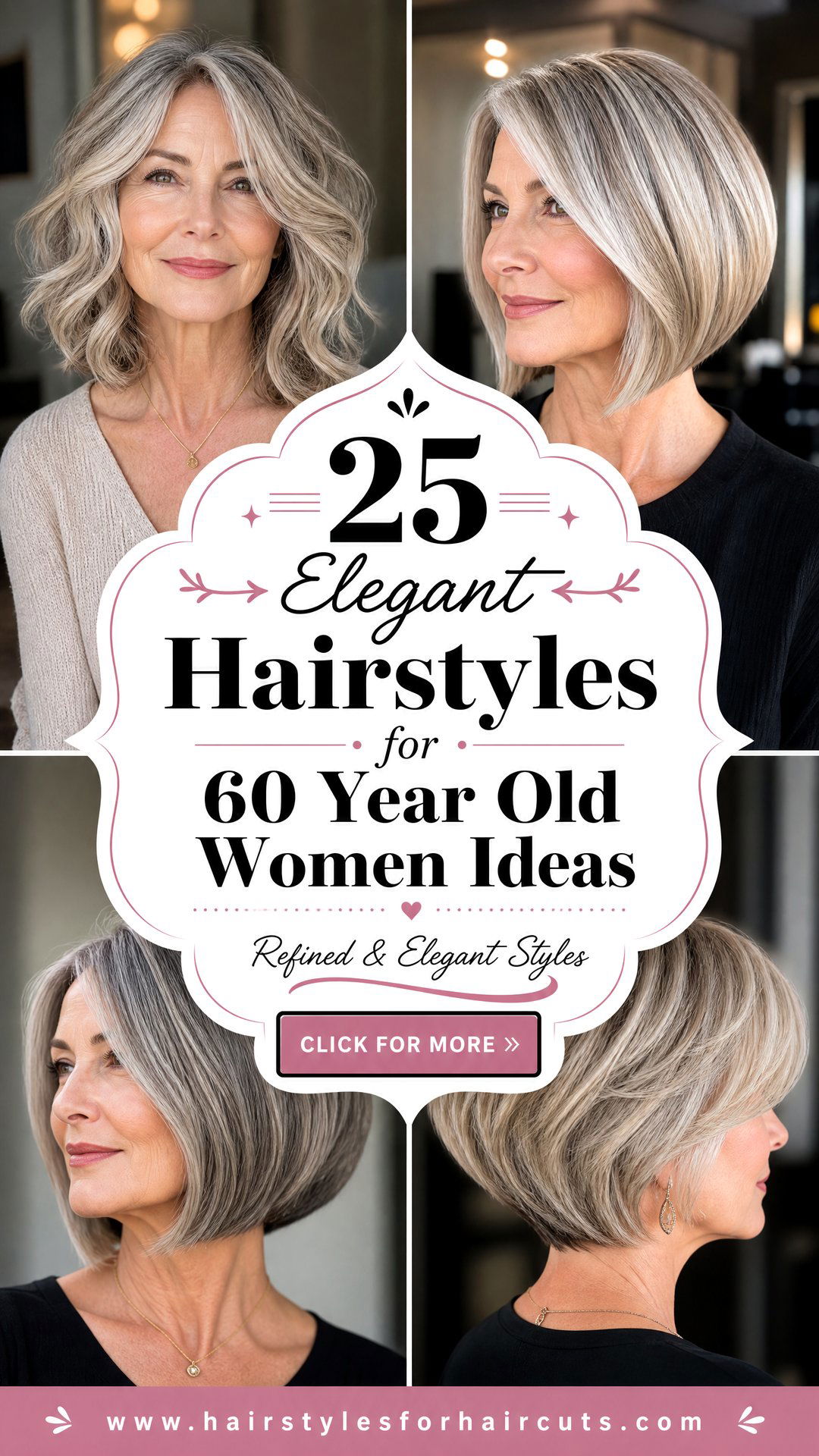 25 Elegant Hairstyles for 60 Year Old Women Ideas - 25 Elegant Hairstyles for 60 Year Old Women Ideas