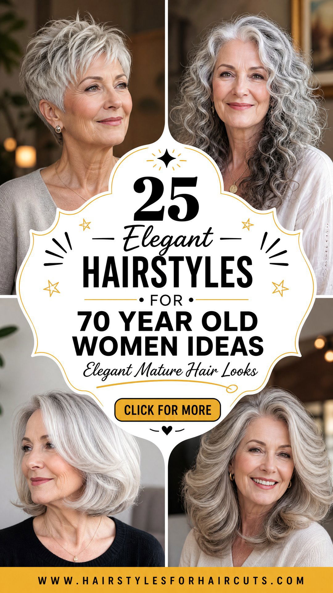 25 Elegant Hairstyles for 70 Year Old Women Ideas - 25 Elegant Hairstyles for 70 Year Old Women Ideas