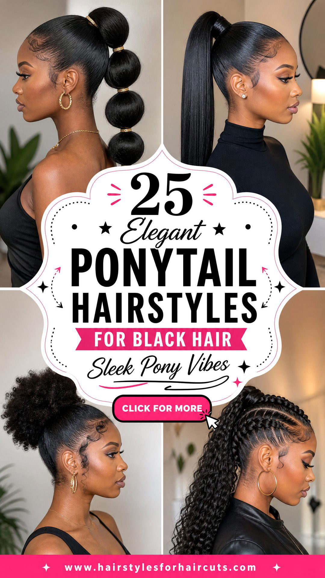 25 Elegant Ponytail Hairstyles for Black Hair to Try Now - 25 Elegant Ponytail Hairstyles for Black Hair to Try Now