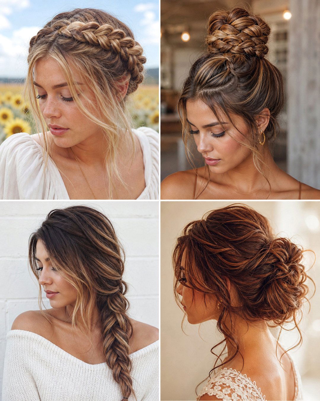 25 Elegant Pulled Back Hairstyles for Long Hair Ideas