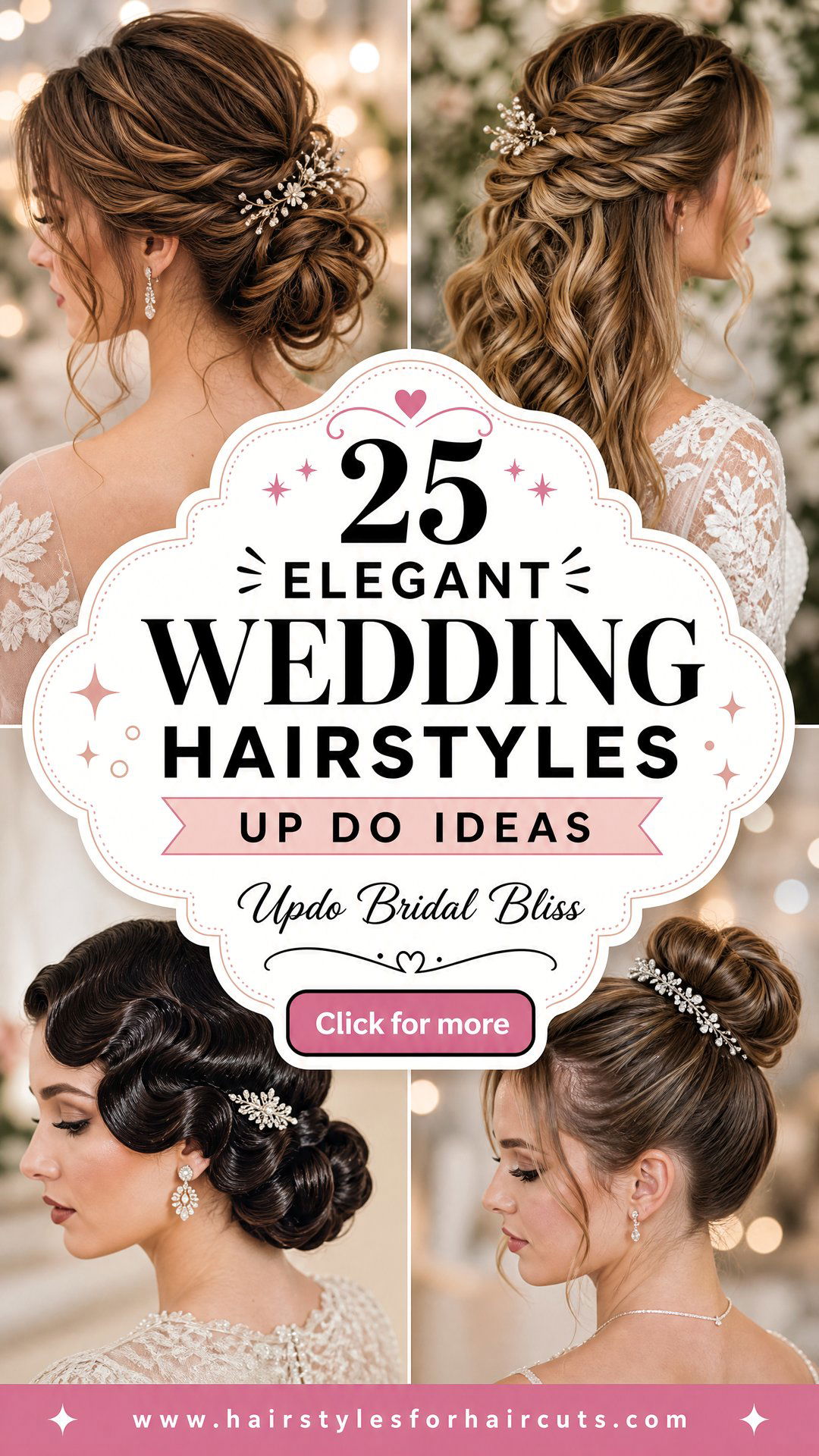 25 Elegant Wedding Hairstyles Up Do Ideas for Brides - 25 Elegant Wedding Hairstyles Up Do Ideas for Brides