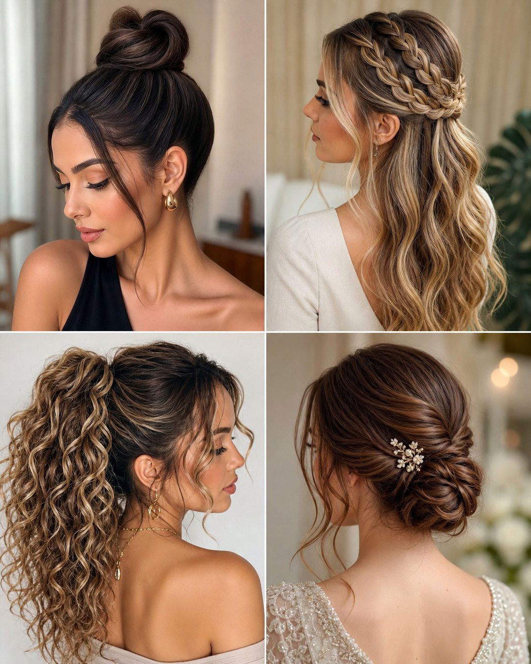 25 Engagement Hairstyles for Long Hair Romantic Looks