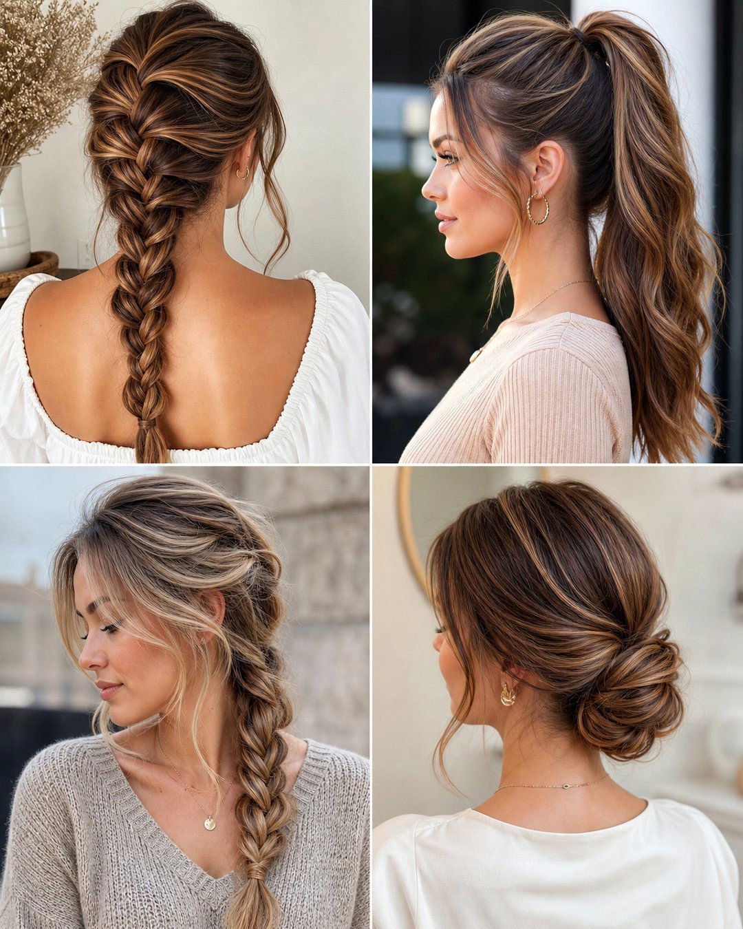 25 Everyday Hairstyles for Medium Hair Easy and Chic