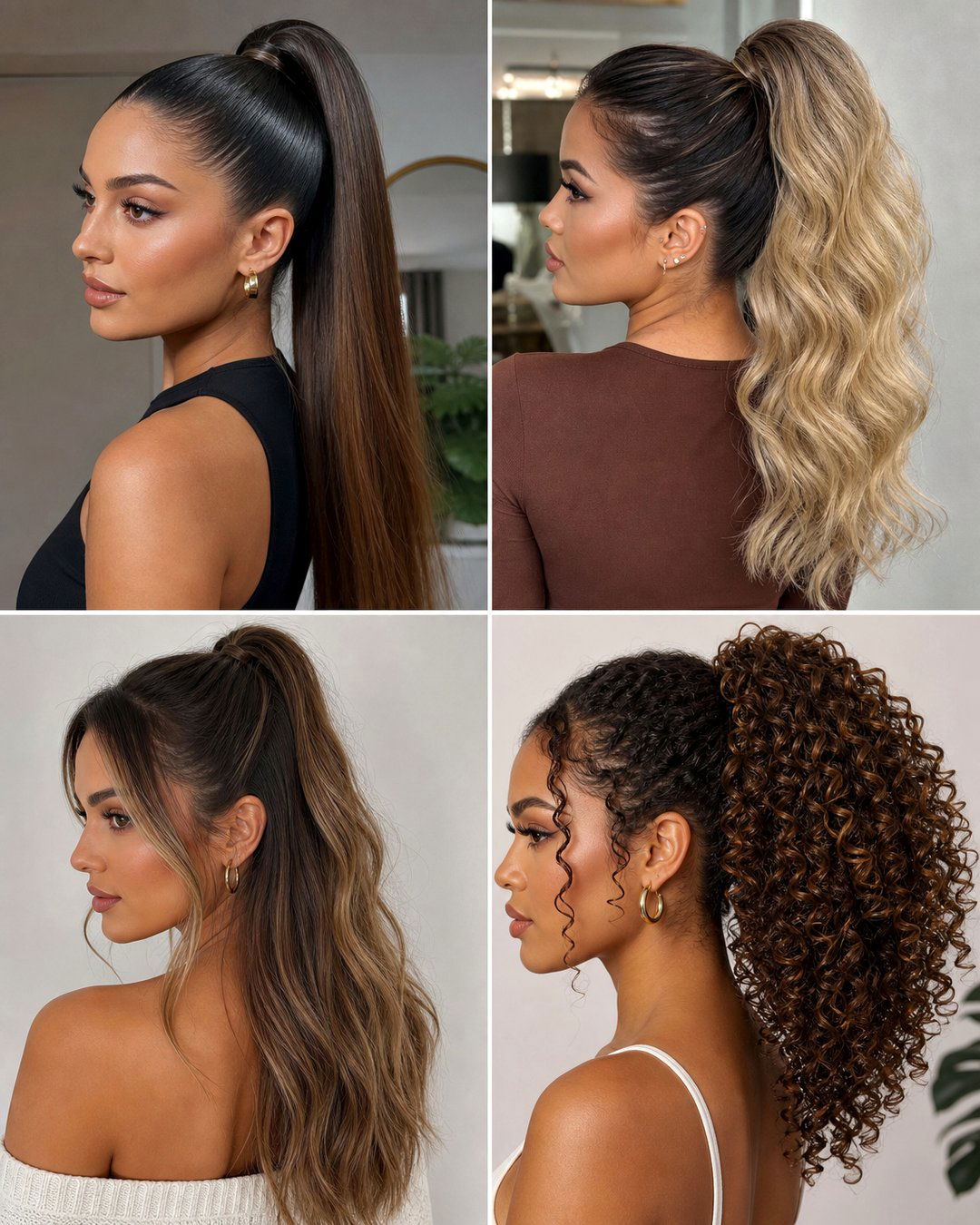 25 Fake Ponytail Hairstyles for Black Hair to Try Now