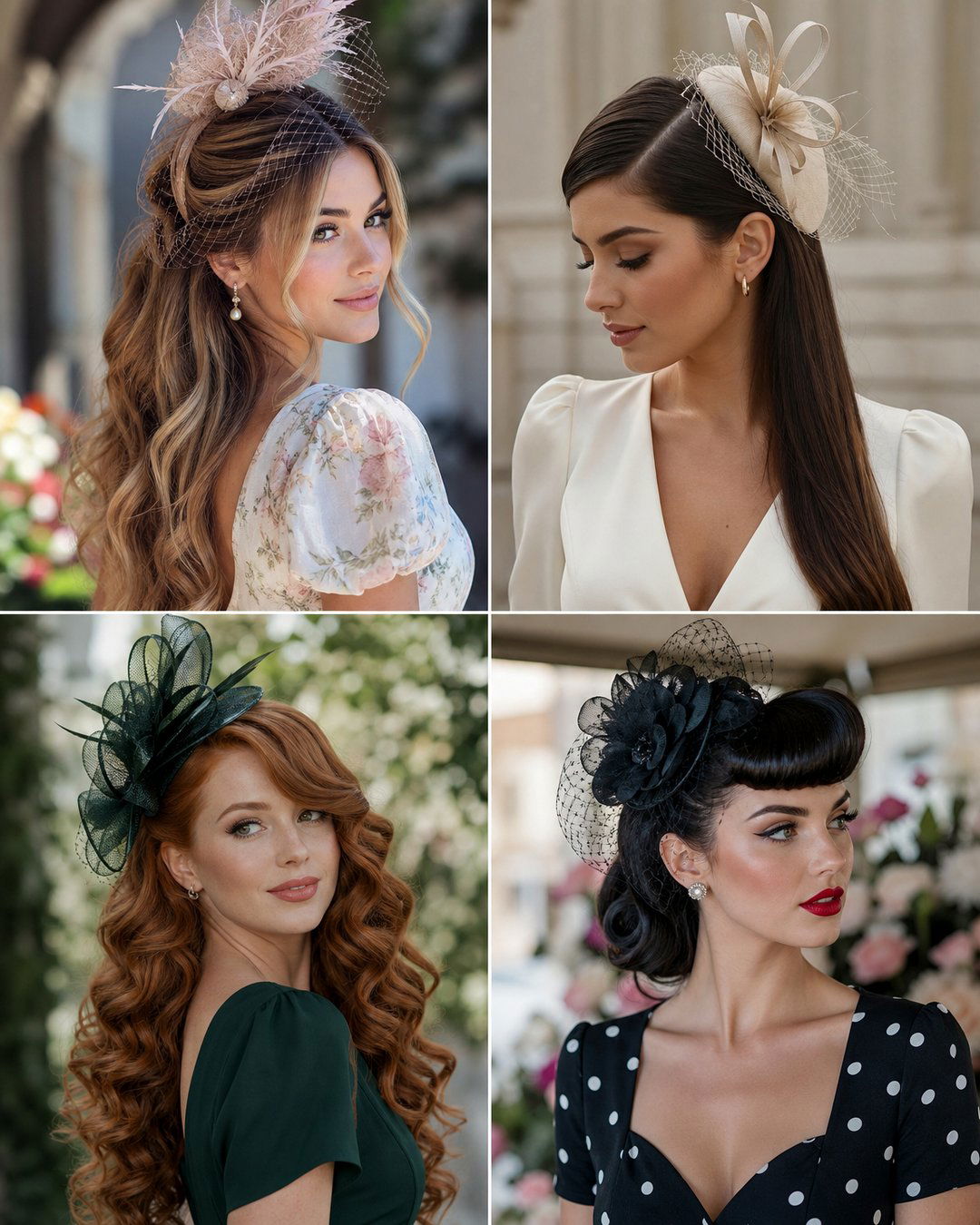 25 Fascinator Hairstyles for an Elegant Statement