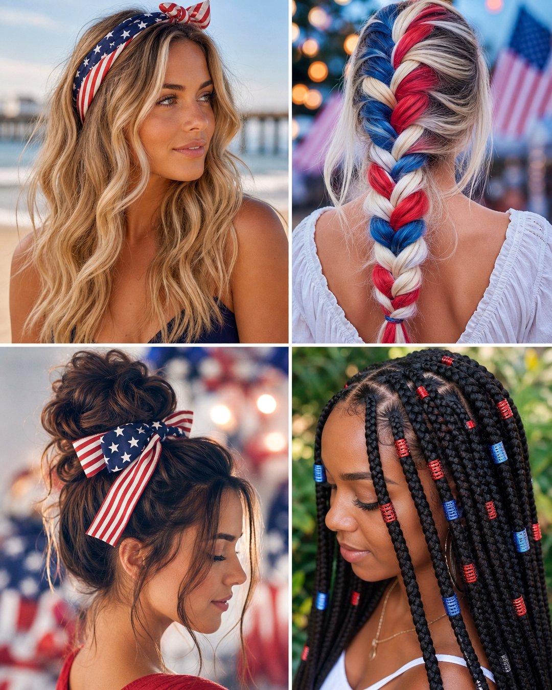 25 Festive Fourth of July Hairstyles to Rock