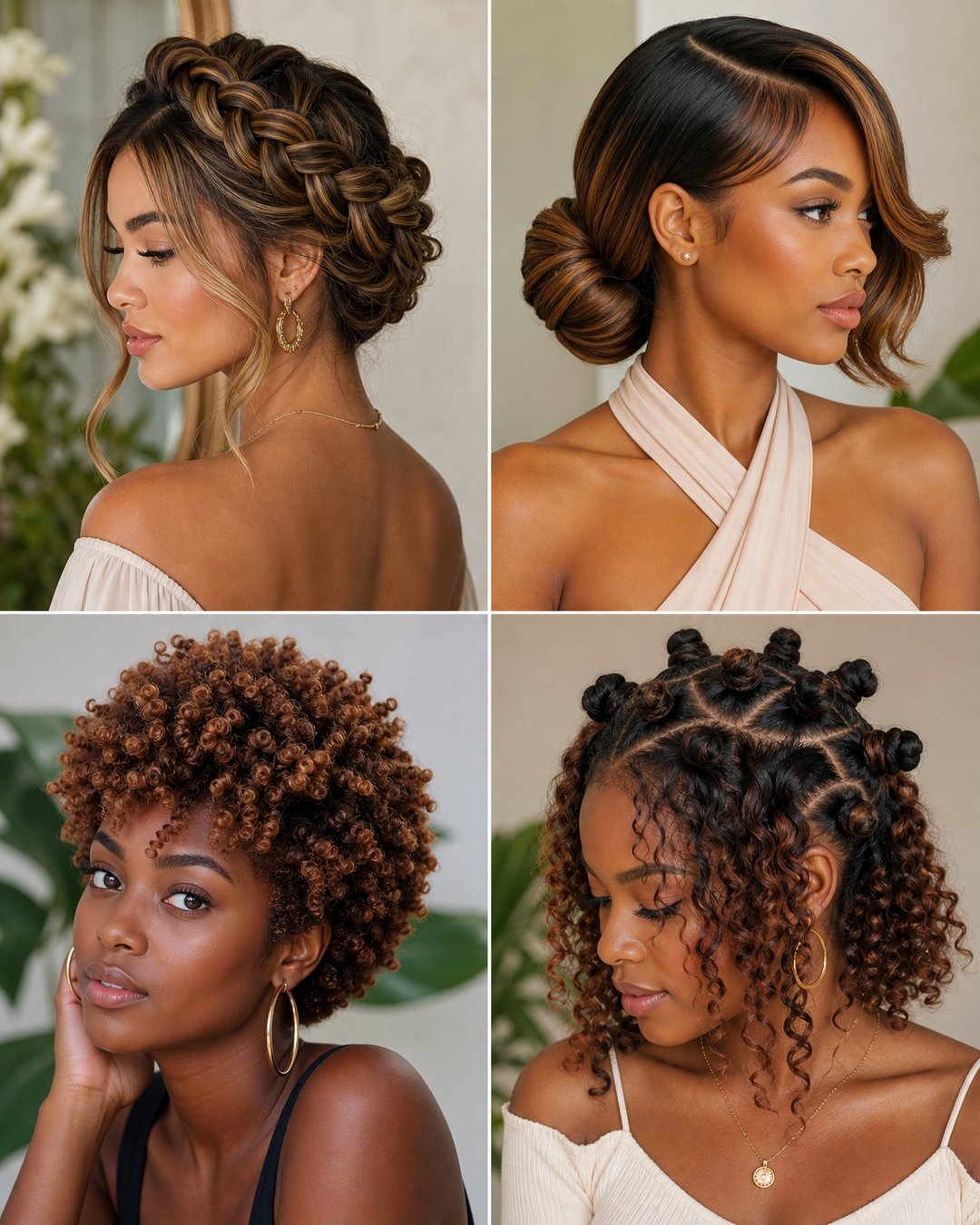 25 Festive Holiday Hairstyles for Natural Hair