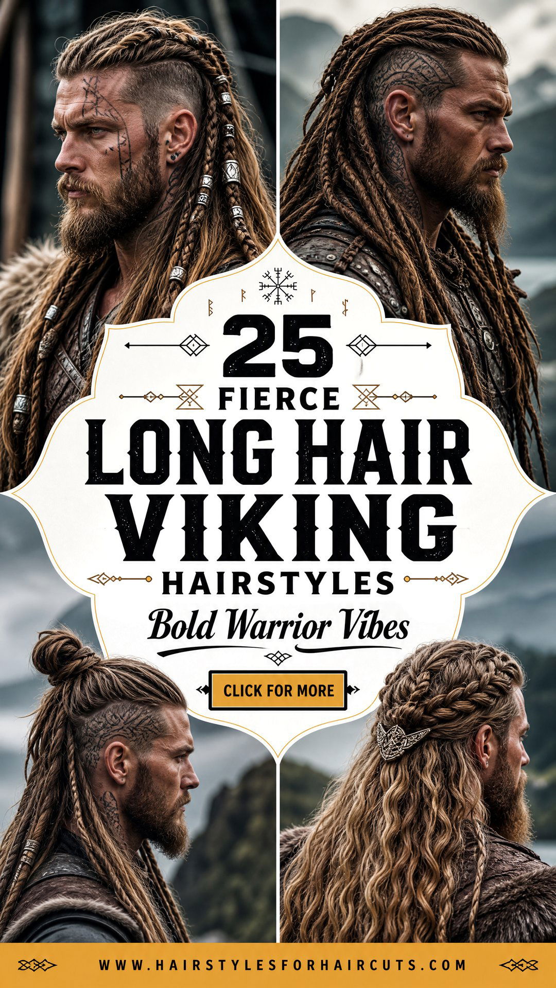 25 Fierce Long Hair Viking Hairstyles for a Bold Look - 25 Fierce Long Hair Viking Hairstyles for a Bold Look