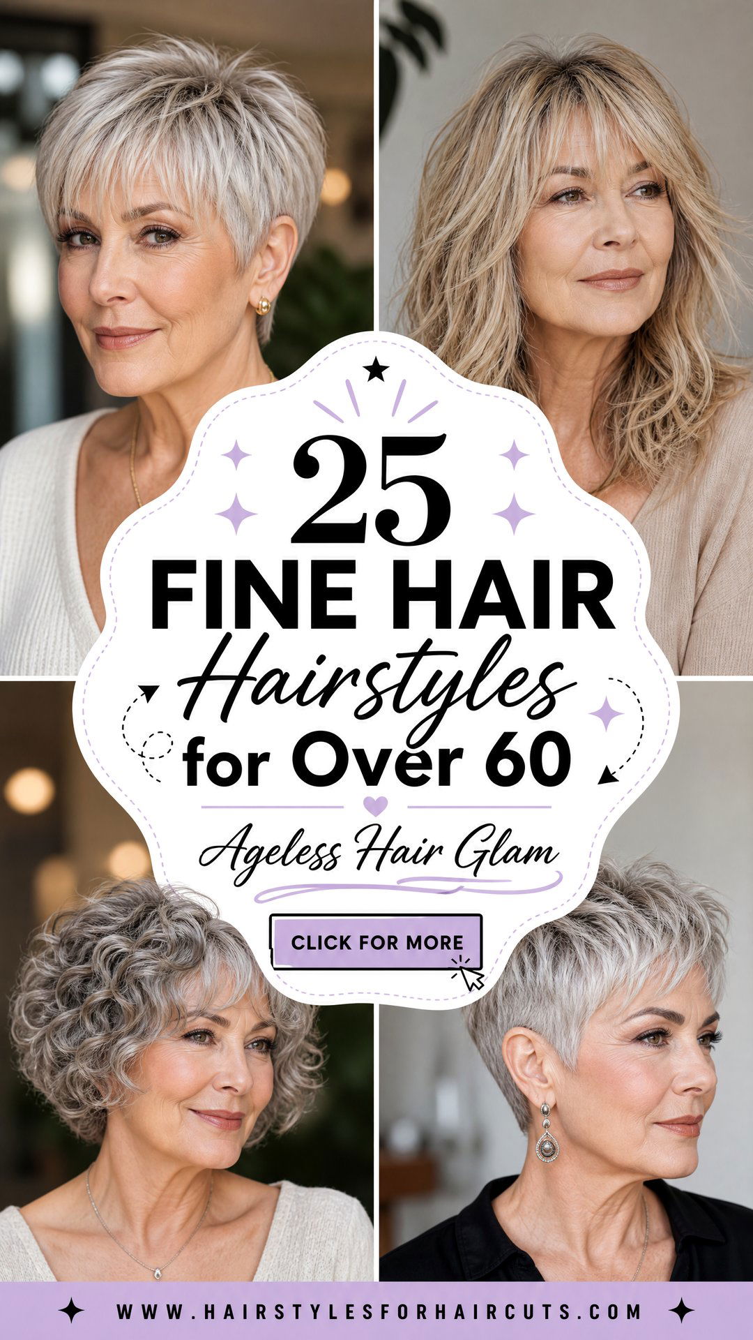 25 Fine Hair Hairstyles for Over 60 to Try Now - 25 Fine Hair Hairstyles for Over 60 to Try Now