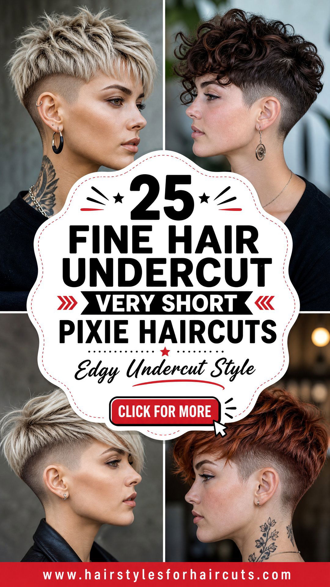 25 Fine Hair Undercut Very Short Pixie Haircuts - 25 Fine Hair Undercut Very Short Pixie Haircuts