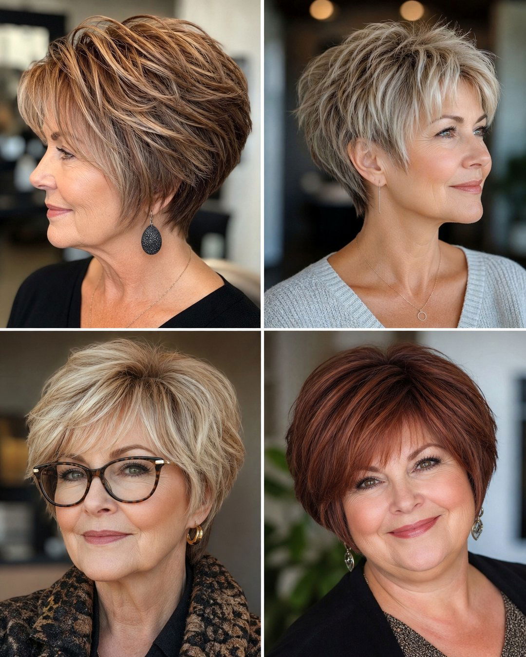 25 Fine Hair Wedge Haircuts for Over 60 Women