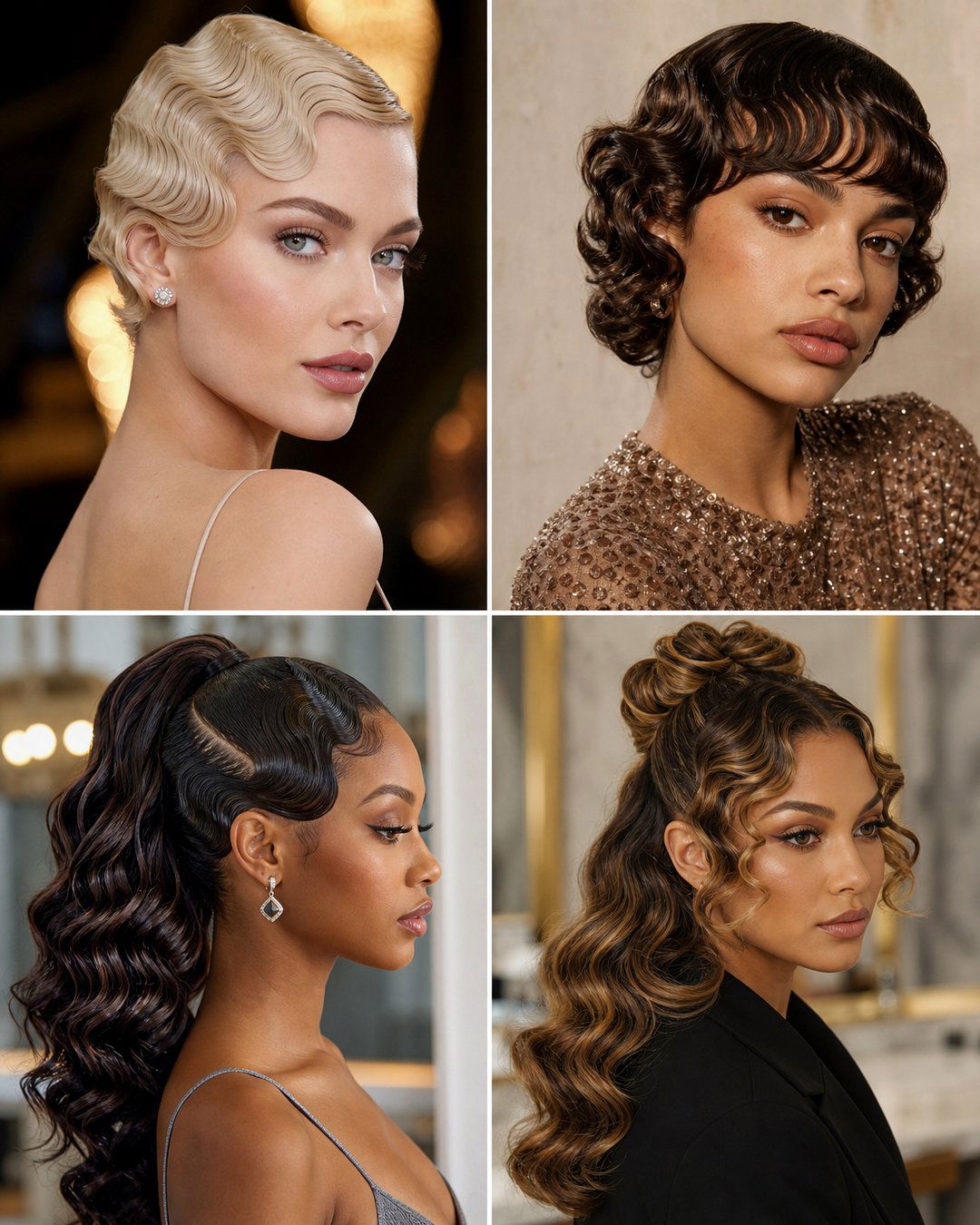 25 Finger Wave Hairstyles for Black Hair to Try