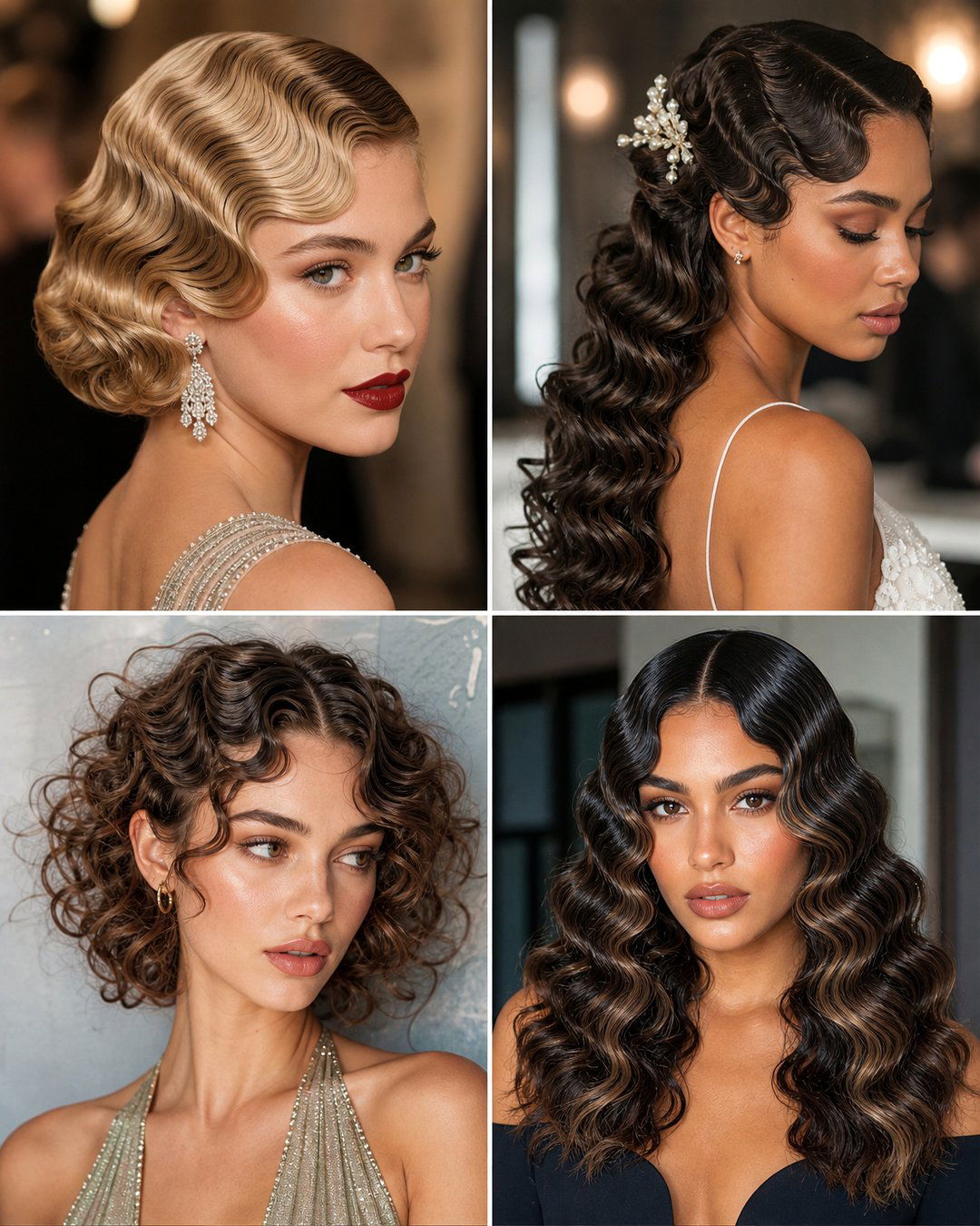 25 Finger Wave Hairstyles for Long Hair to Inspire