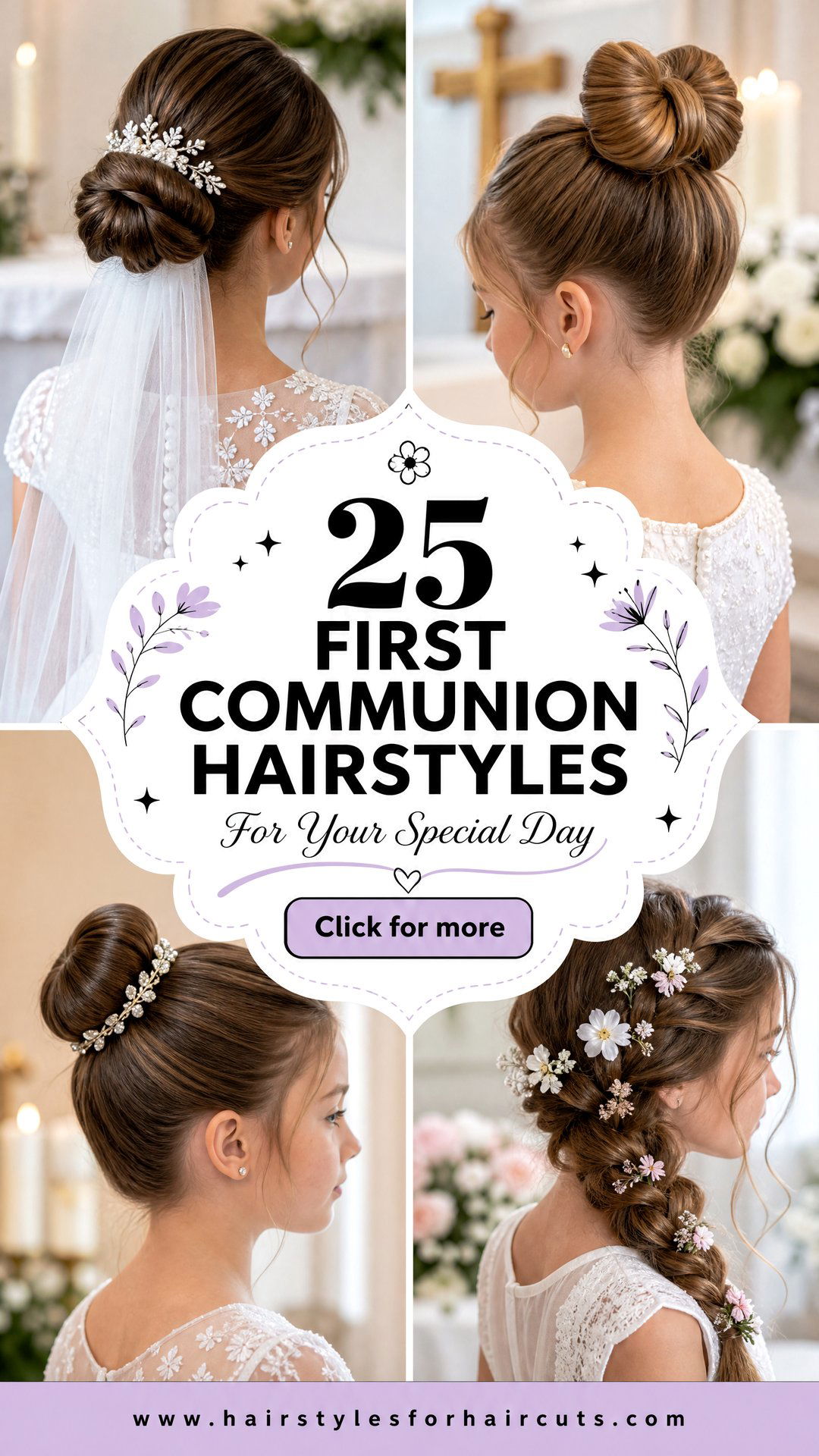 25 First Communion Hairstyles for a Special Day - 25 First Communion Hairstyles for a Special Day