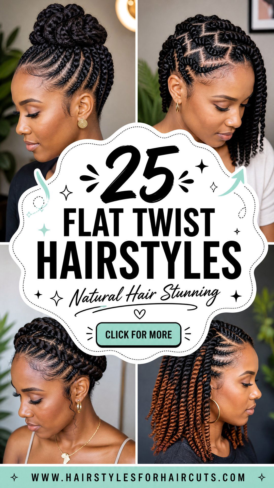 25 Flat Twist Hairstyles for Natural Hair Stunning Looks - 25 Flat Twist Hairstyles for Natural Hair: Stunning Looks