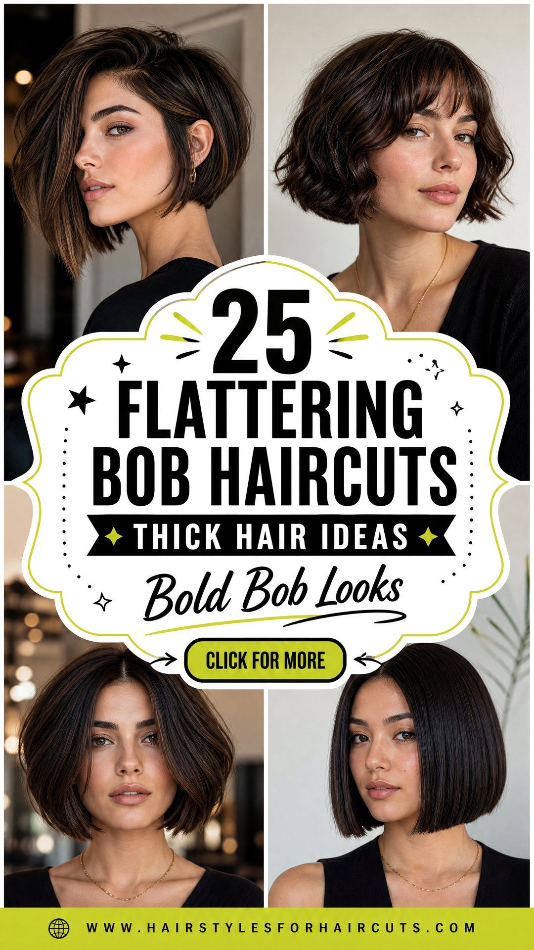 25 Flattering Bob Haircuts Thick Hair Ideas to Try - 25 Flattering Bob Haircuts Thick Hair Ideas to Try