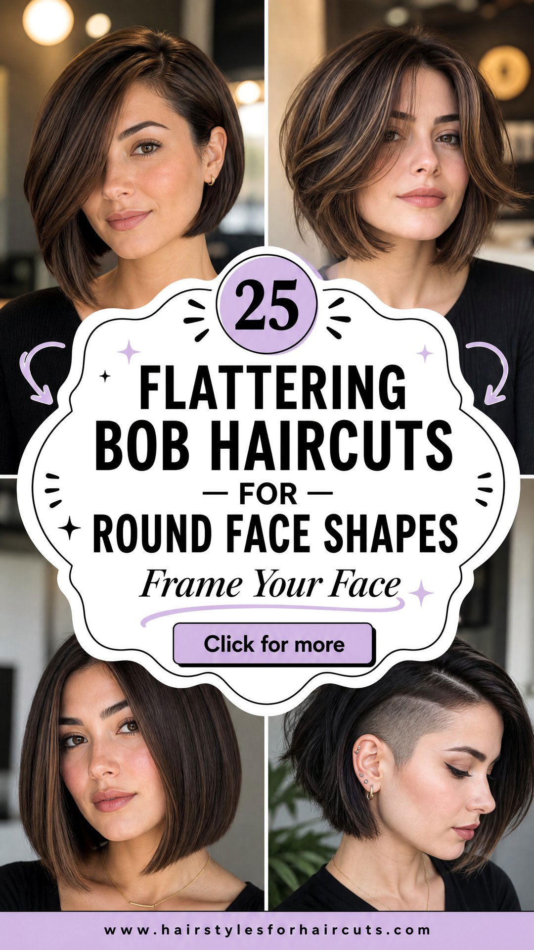 25 Flattering Bob Haircuts for Round Face Shapes to Try - 25 Flattering Bob Haircuts for Round Face Shapes to Try
