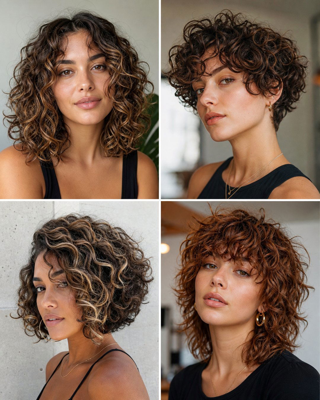 25 Flattering Curly Hair Round Face Hairstyles