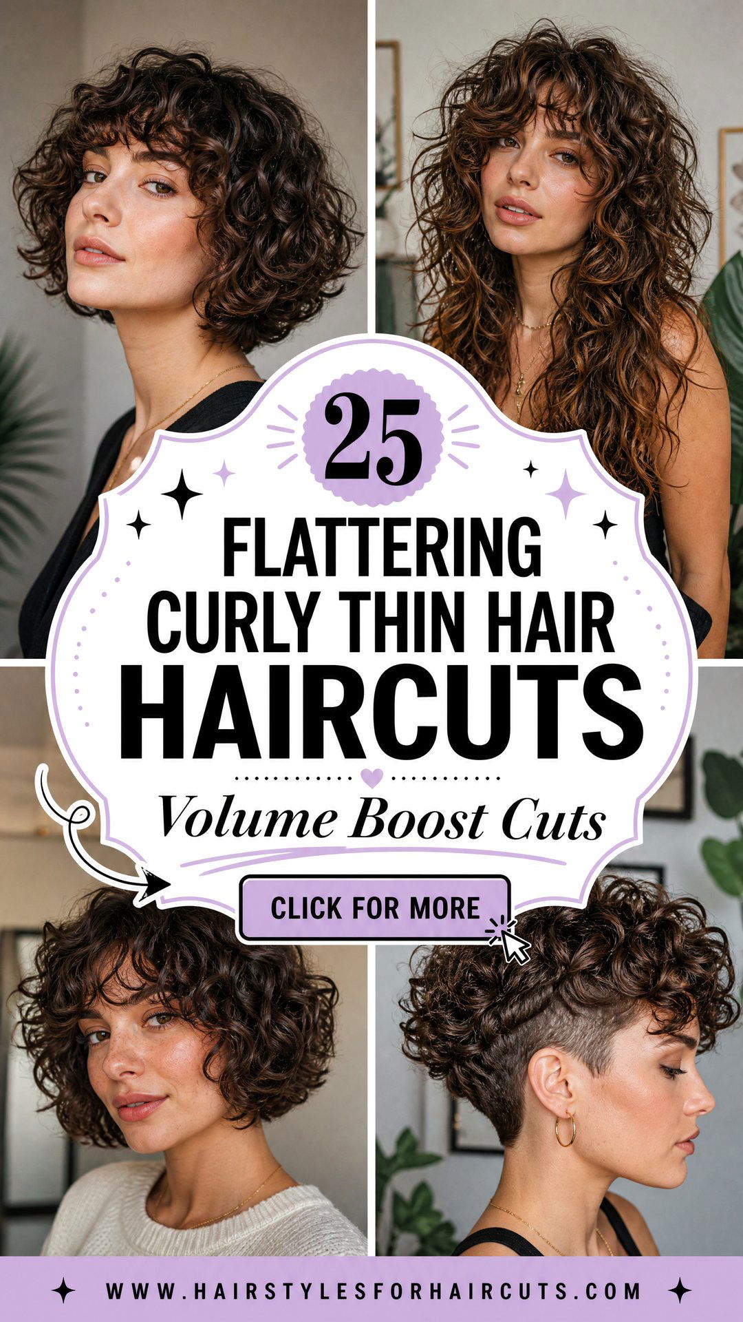 25 Flattering Curly Thin Hair Haircuts for Volume - 25 Flattering Curly Thin Hair Haircuts for Volume