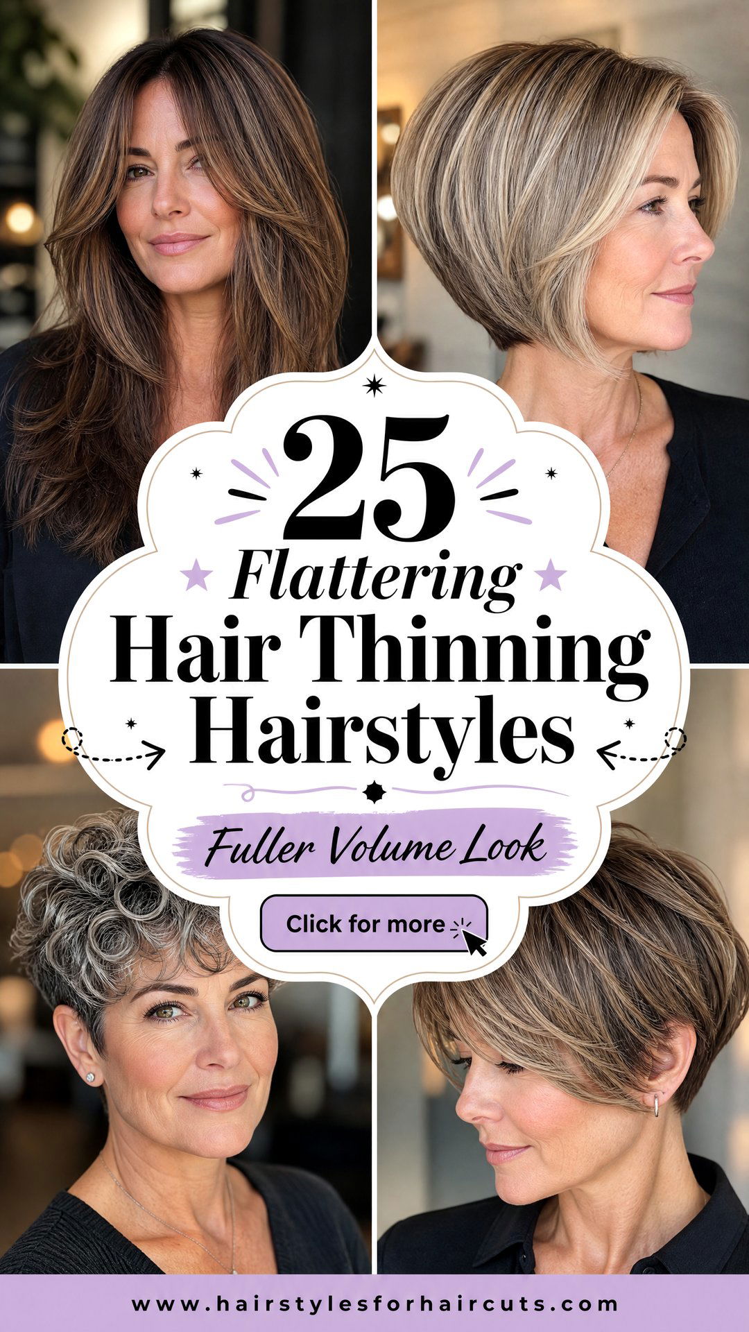 25 Flattering Hair Thinning Hairstyles for Fuller Looks - 25 Flattering Hair Thinning Hairstyles for Fuller Looks