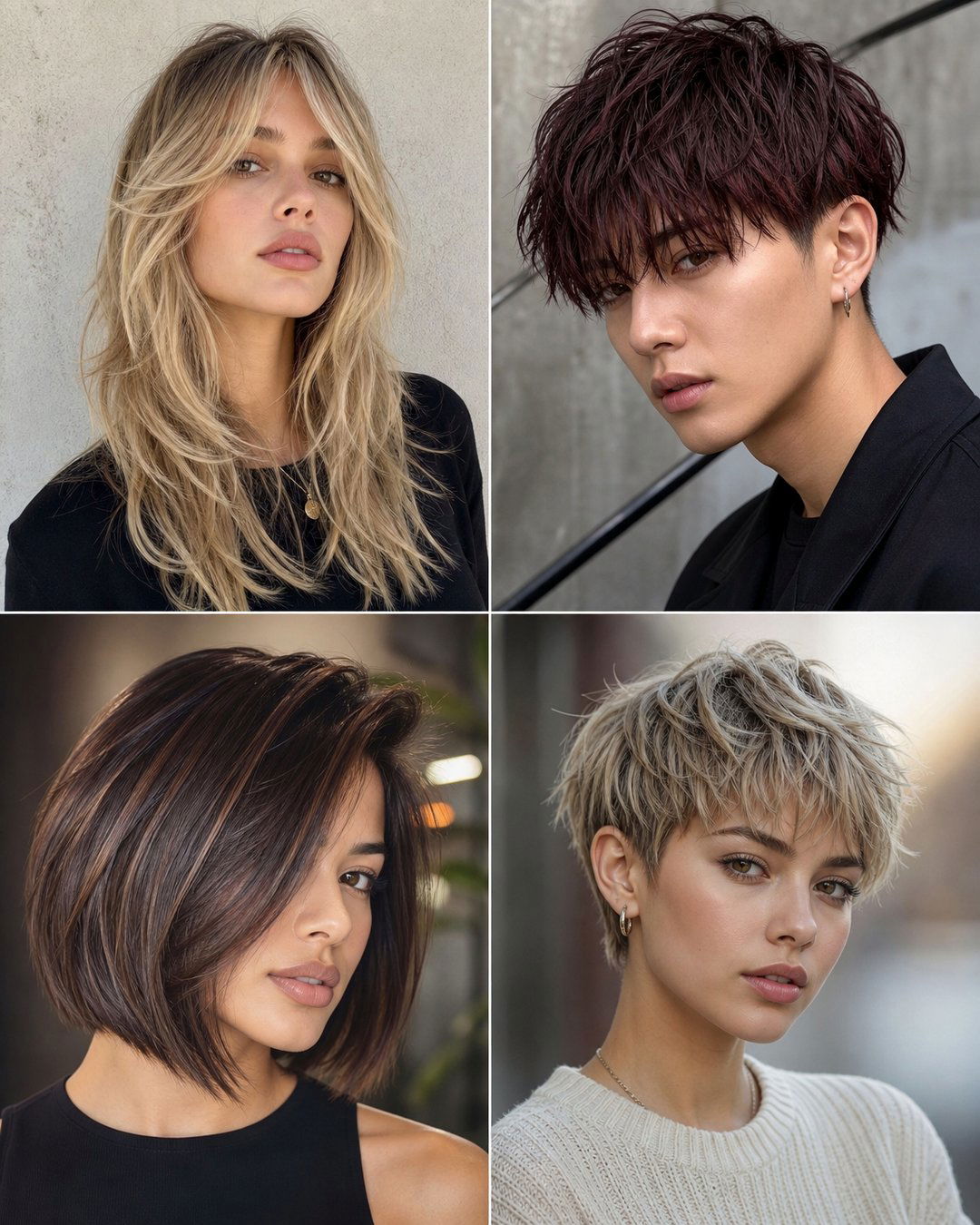 25 Flattering Haircuts for Big Head to Slim Down