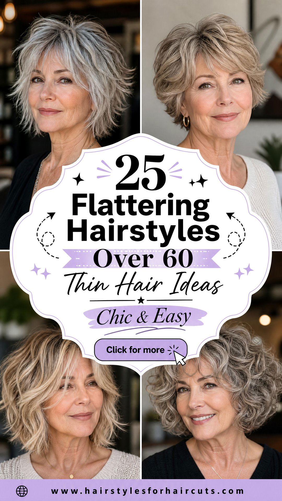 25 Flattering Hairstyles Over 60 Thin Hair Ideas - 25 Flattering Hairstyles Over 60 Thin Hair Ideas