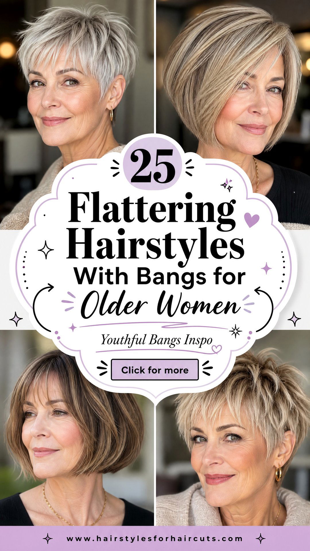 25 Flattering Hairstyles With Bangs for Older Women - 25 Flattering Hairstyles With Bangs for Older Women