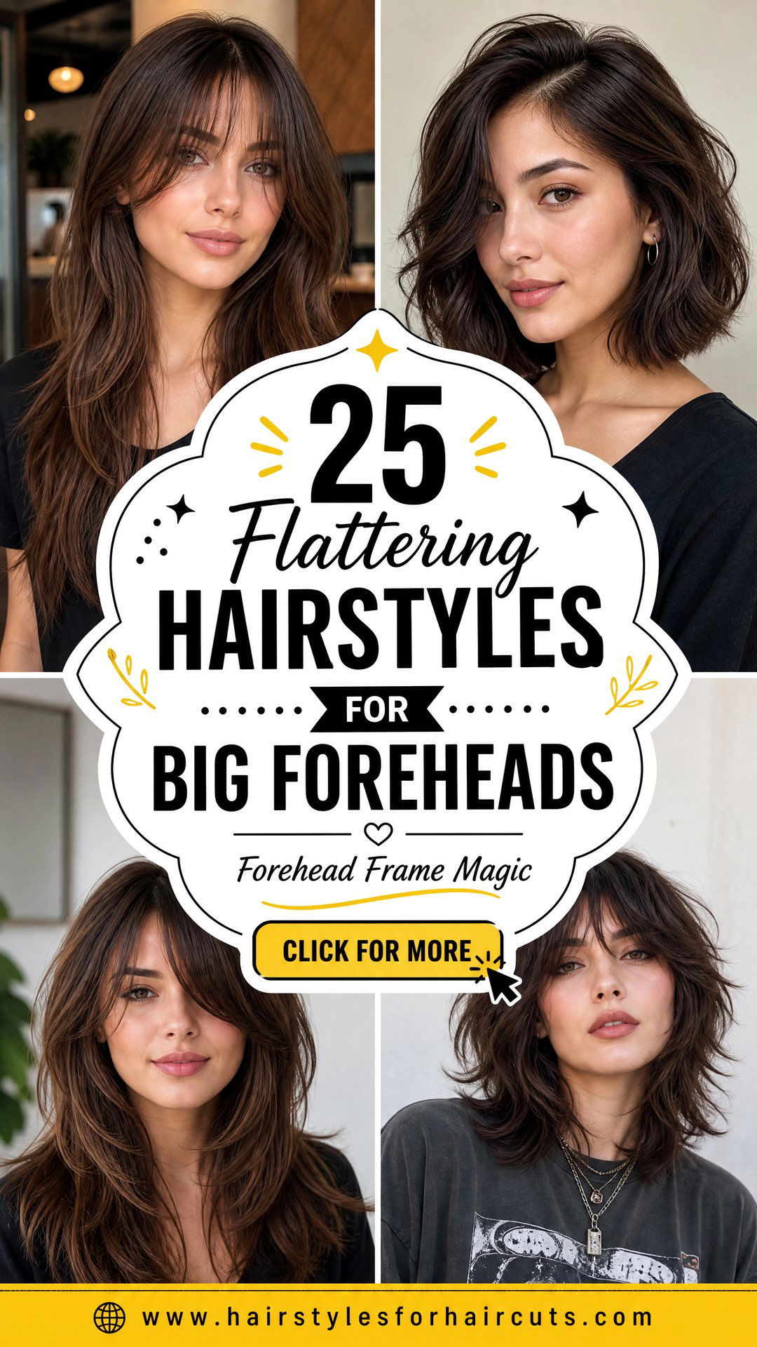 25 Flattering Hairstyles for Big Foreheads to Try - 25 Flattering Hairstyles for Big Foreheads to Try