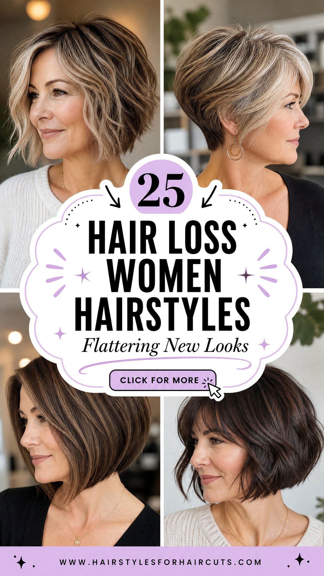 25 Flattering Hairstyles for Hair Loss Women Will Love - 25 Flattering Hairstyles for Hair Loss Women Will Love