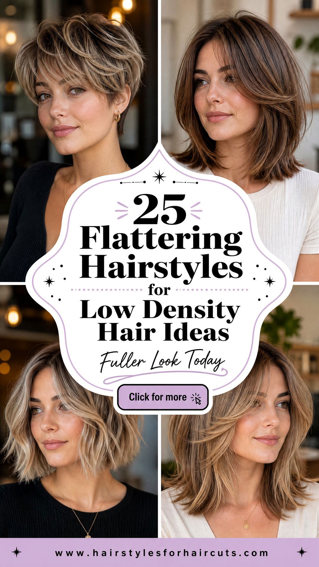 25 Flattering Hairstyles for Low Density Hair Today - 25 Flattering Hairstyles for Low Density Hair Today