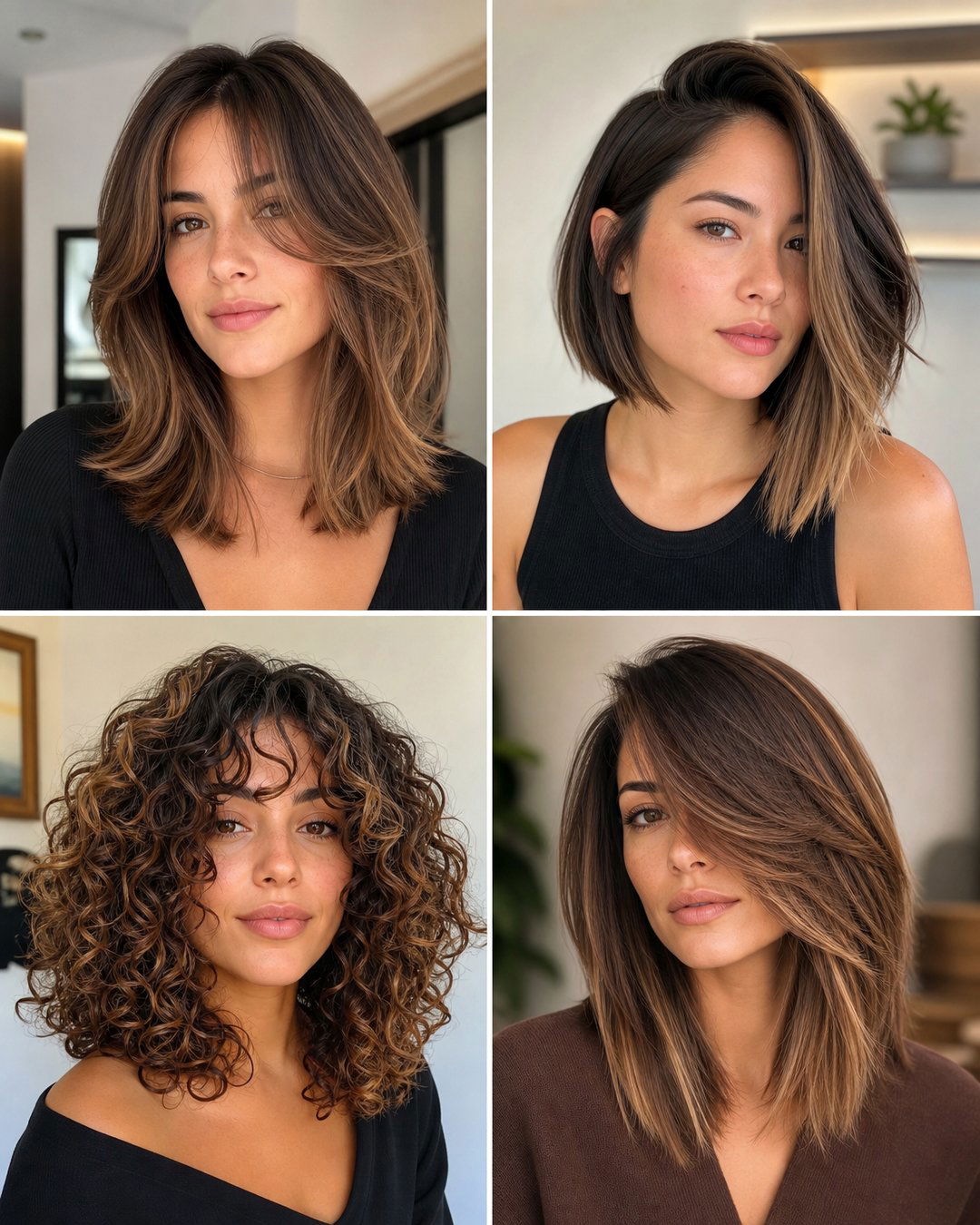 25 Flattering Medium Haircuts for Small Face Shapes