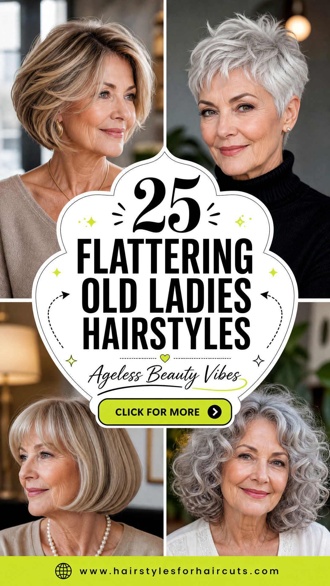 25 Flattering Old Ladies Hairstyles for Ageless Beauty - 25 Flattering Old Ladies Hairstyles for Ageless Beauty
