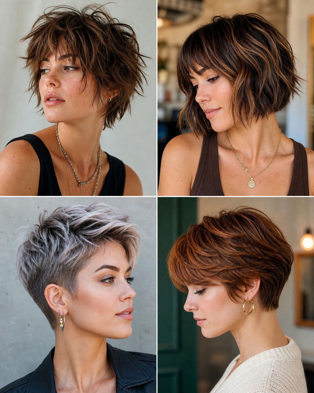 25 Flattering Short Hairstyles With Round Face Shapes